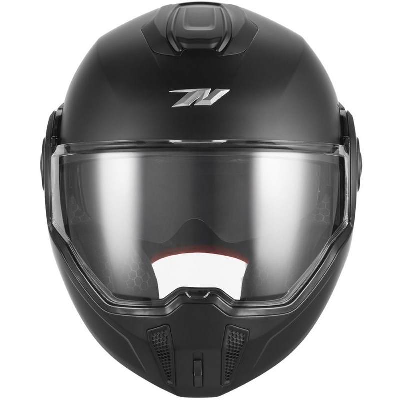 Casco da moto flip-up NOX PREMIUM Spinner nero opaco