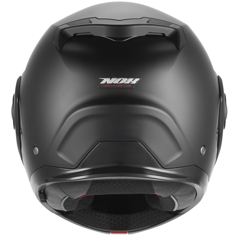 Casco da moto flip-up NOX PREMIUM Spinner nero opaco