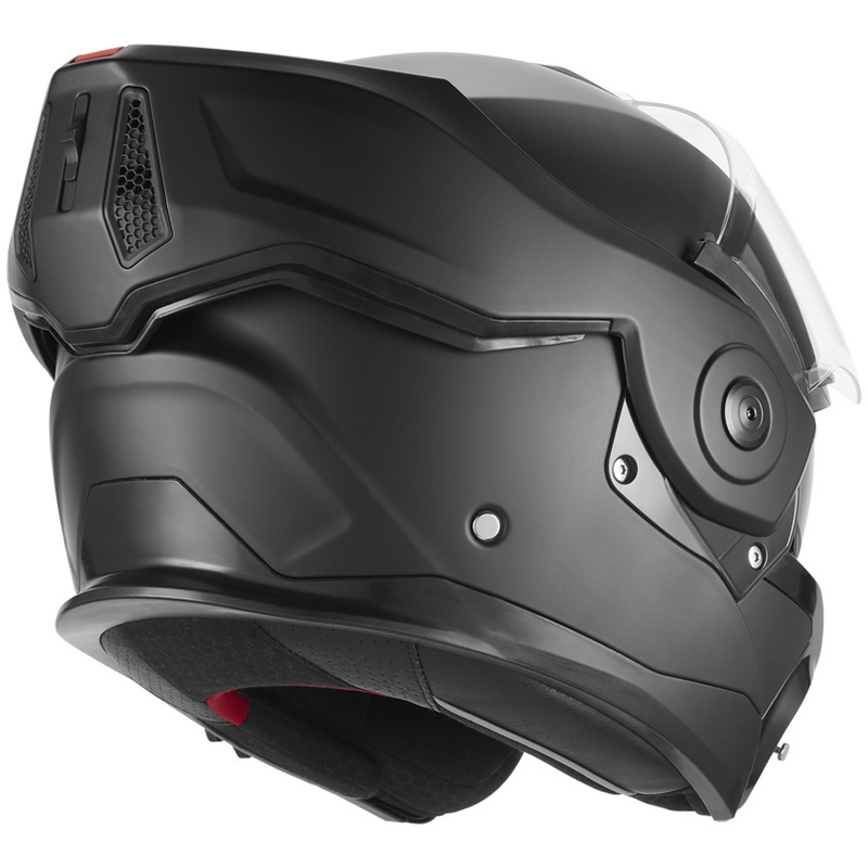 Casco da moto flip-up NOX PREMIUM Spinner nero opaco
