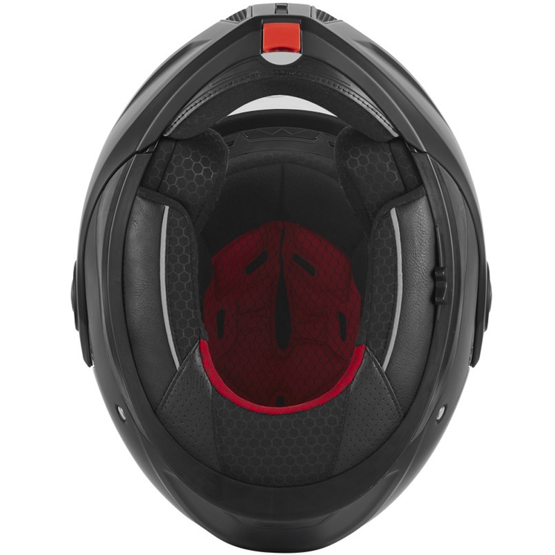 Casco da moto flip-up NOX PREMIUM Spinner nero opaco