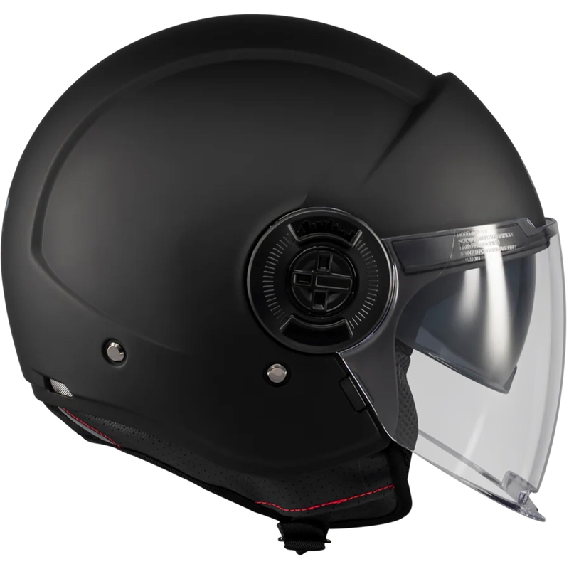 Casco moto jet MT Viale SV S Pure A1 nero opaco