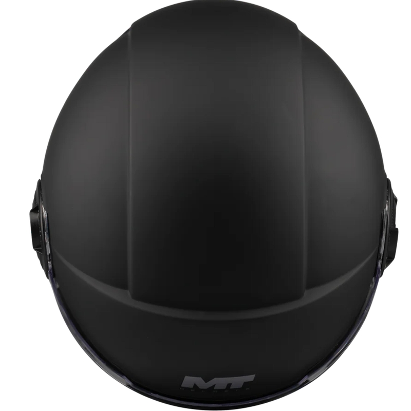 Casco moto jet MT Viale SV S Pure A1 nero opaco