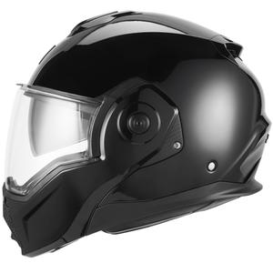 Casco da moto flip-up NOX PREMIUM Spinner nero