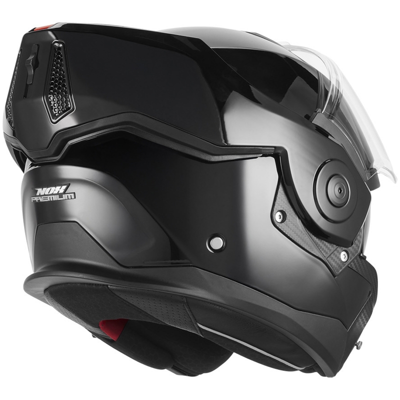 Casco da moto flip-up NOX PREMIUM Spinner nero