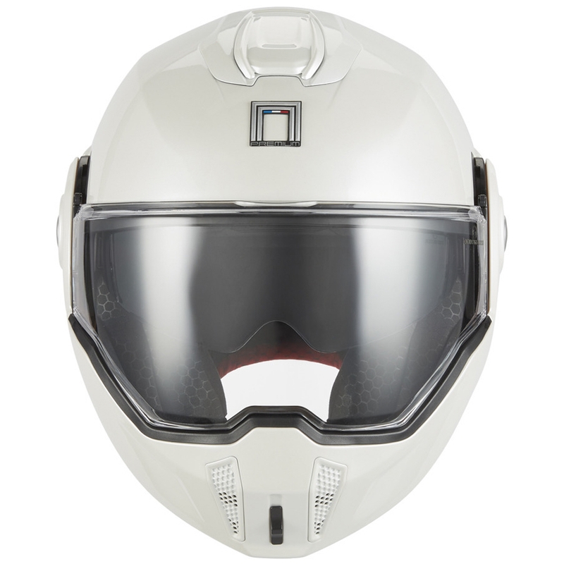 Casco moto apribile NOX PREMIUM Spinner bianco