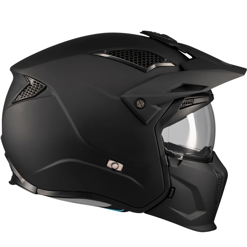 Casco modulare da moto MT Streetfighter SV S Pure A1 nero opaco