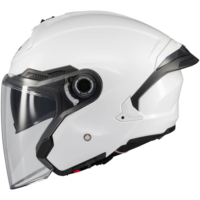 Casco da moto jet MT Cosmo SV Pure A0 bianco