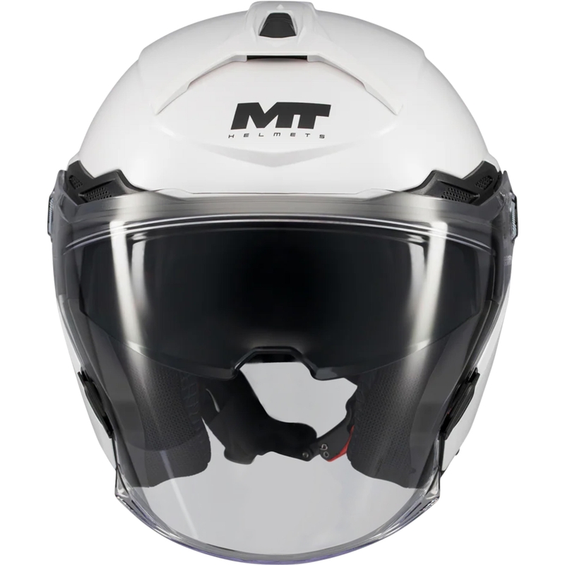 Casco da moto jet MT Cosmo SV Pure A0 bianco