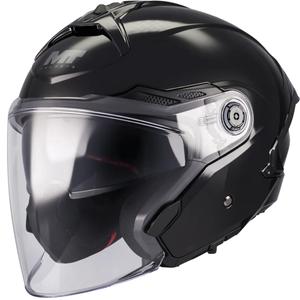 Casco da moto jet MT Cosmo SV Pure A1 nero