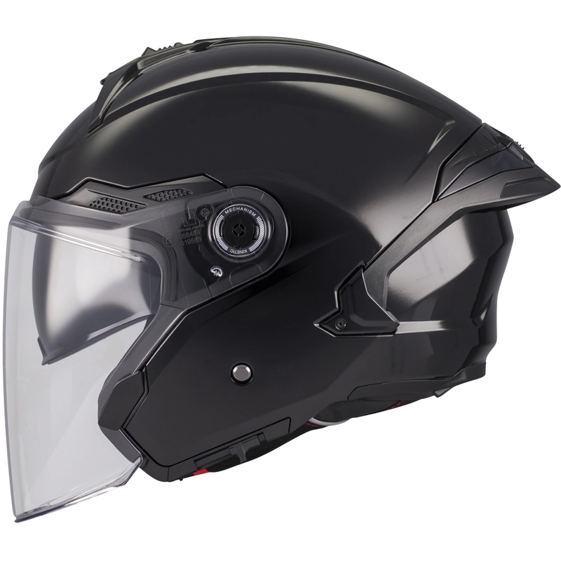 Casco da moto jet MT Cosmo SV Pure A1 nero