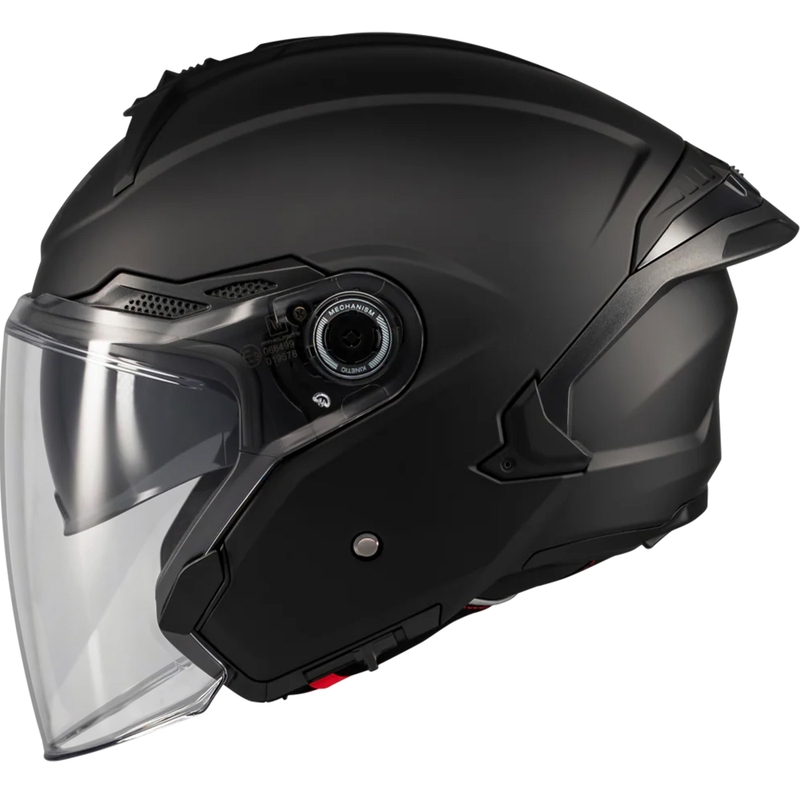 Casco da moto jet MT Cosmo SV Pure A1 nero opaco