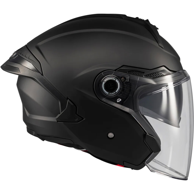 Casco da moto jet MT Cosmo SV Pure A1 nero opaco