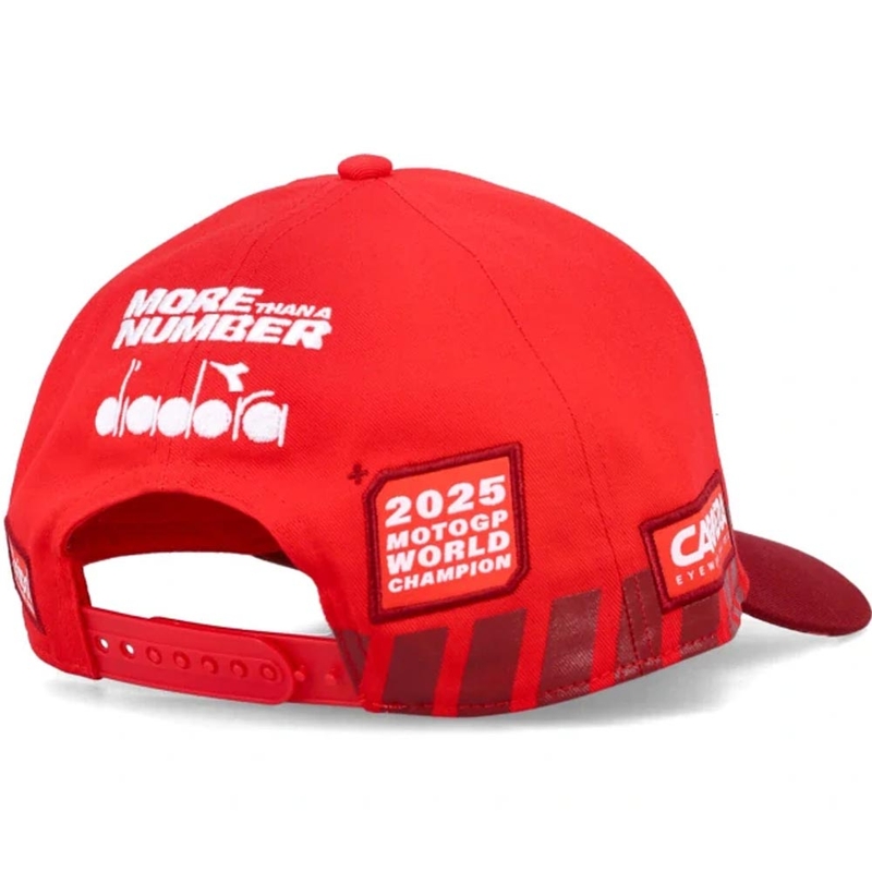 Cappellino Ducati Marc Marquez 93 Midvisor World Champ rosso