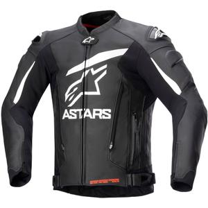Giacca da moto Alpinestars GP PLUS 4 bianca e nera
