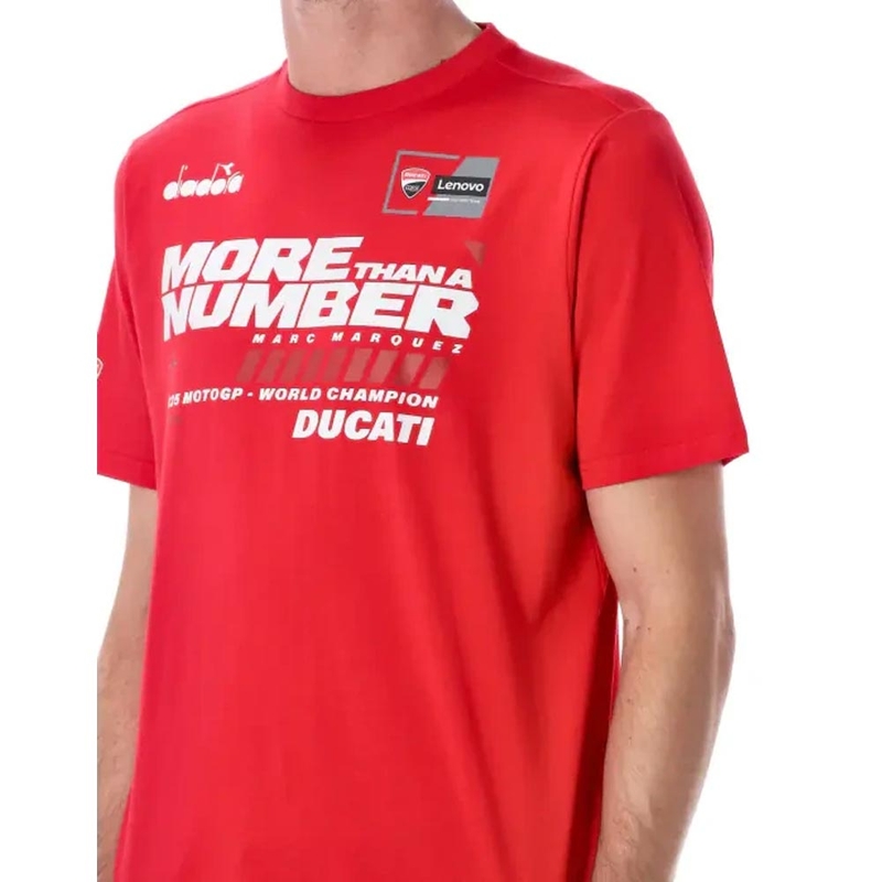 Maglietta Ducati Marc Marquez MM93 Campione del Mondo rossa