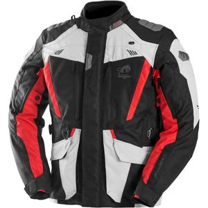 Giacca da moto Furygan Apalaches Evo nero-beige-rosso