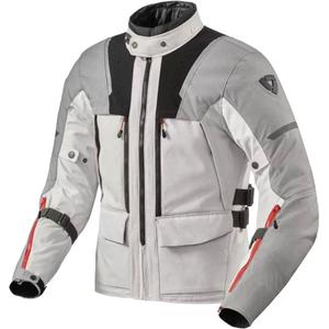Giacca da moto Revit Offtrack 2 H2O grigio chiaro-argento