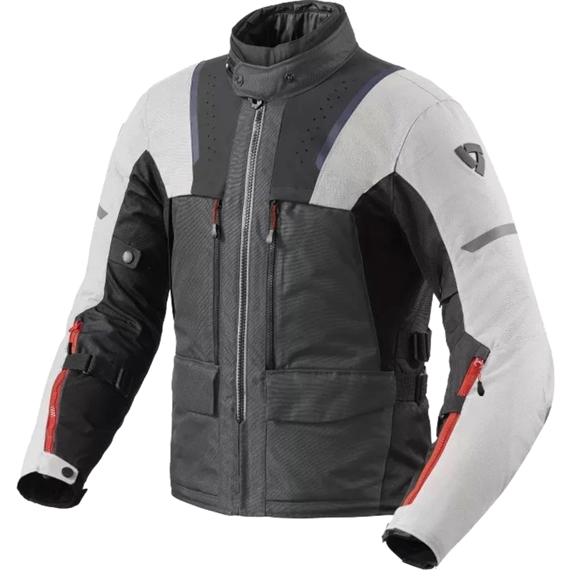 Giacca da moto Revit Offtrack 2 H2O argento-antracite