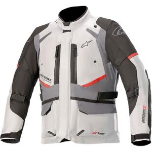 Giacca da moto Alpinestars Andes Drystar Grigio-Nero-Rosso