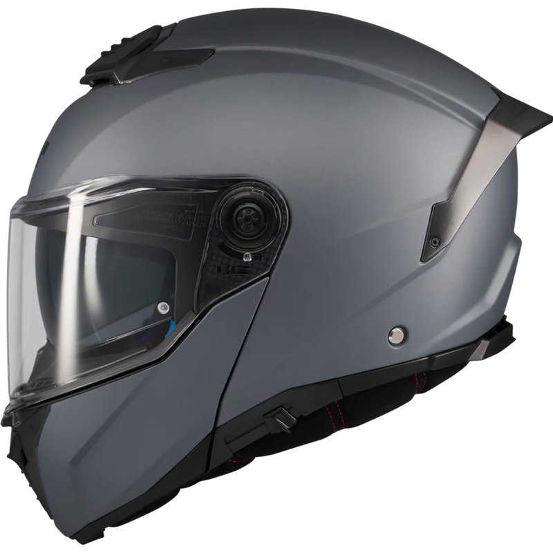 Casco moto modulare MT Atom 2 SV Pure A2 grigio opaco