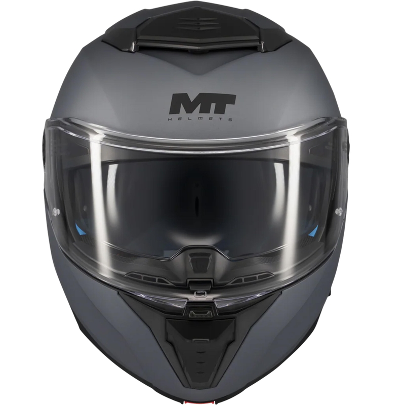 Casco moto modulare MT Atom 2 SV Pure A2 grigio opaco