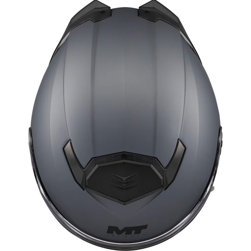 Casco moto modulare MT Atom 2 SV Pure A2 grigio opaco