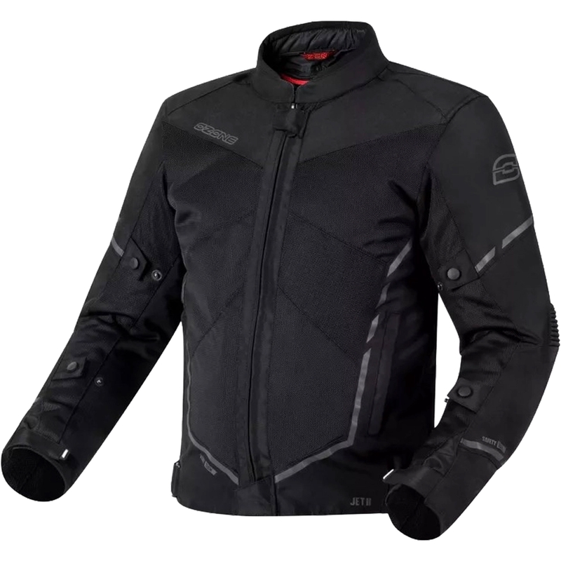 Giacca da moto Ozone Jet II nero Saldi