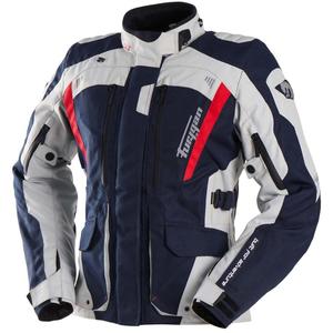 Giacca da moto Furygan Apalaches rosso, bianco e blu da donna