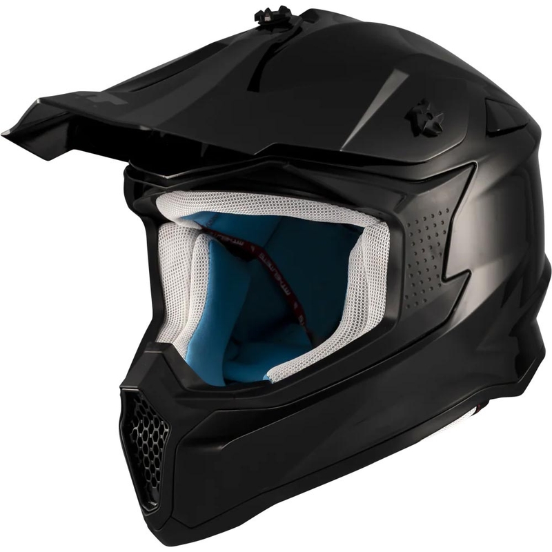 Casco da motocross MT Falcon S Pure A1 nero opaco