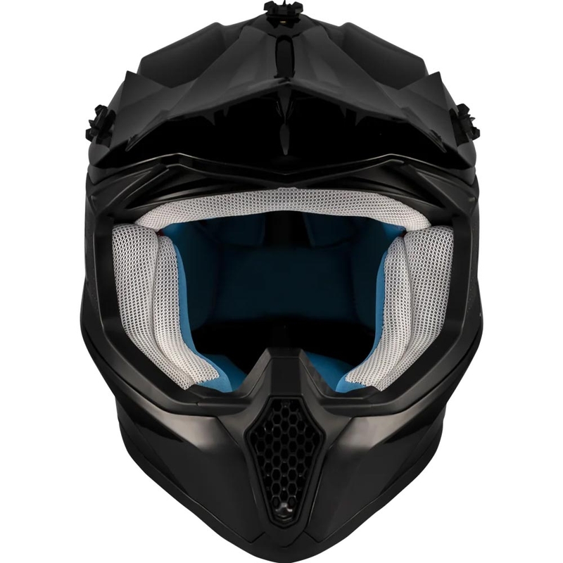 Casco da motocross MT Falcon S Pure A1 nero opaco