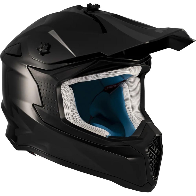 Casco da motocross MT Falcon S Pure A1 nero opaco