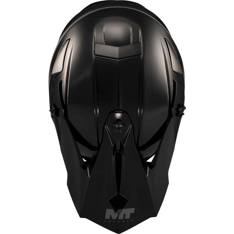 Casco da motocross MT Falcon S Pure A1 nero opaco