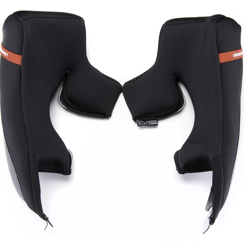 Guanciali neri per casco da moto Scorpion EXO-1500 Air