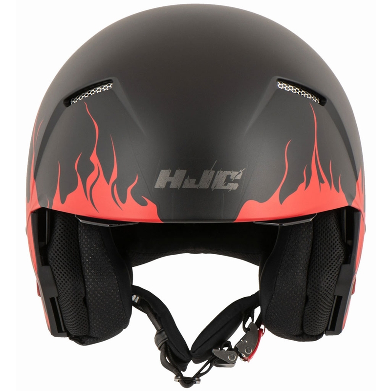 Casco jet con maschera HJC i20 Scraw MC1SF bianco-rosso-nero - II. qualità