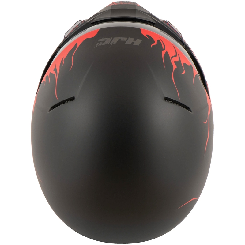 Casco jet con maschera HJC i20 Scraw MC1SF bianco-rosso-nero - II. qualità