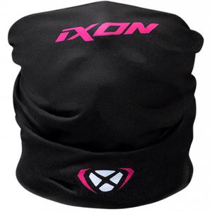 Sciarpa multifunzionale per moto IXON Void nero-bianco-rosa