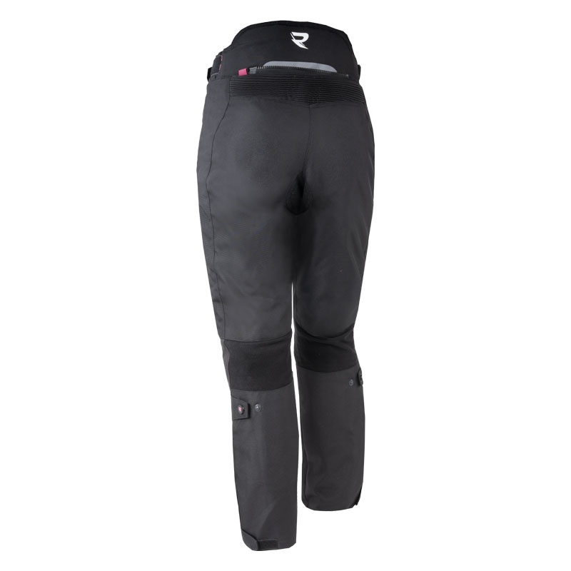 Pantaloni da moto da donna Street Racer Betty II Air nero-rosa - 2a qualità - II. qualità