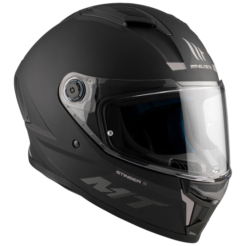 Casco integrale da moto MT Stinger 2 Solid nero opaco - II. qualità