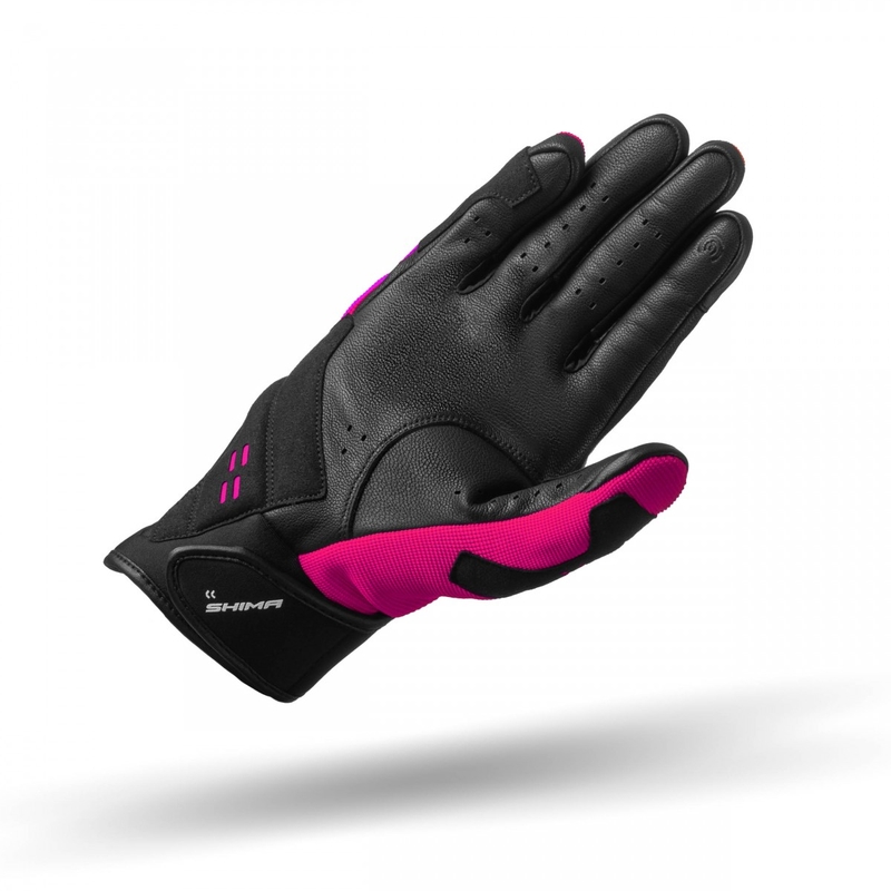 Guanti da moto da donna Shima Drift rosa-nero - 2a qualità - II. qualità