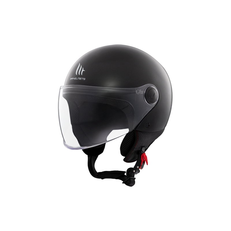 Casco moto jet MT Street S nero lucido - II. qualità