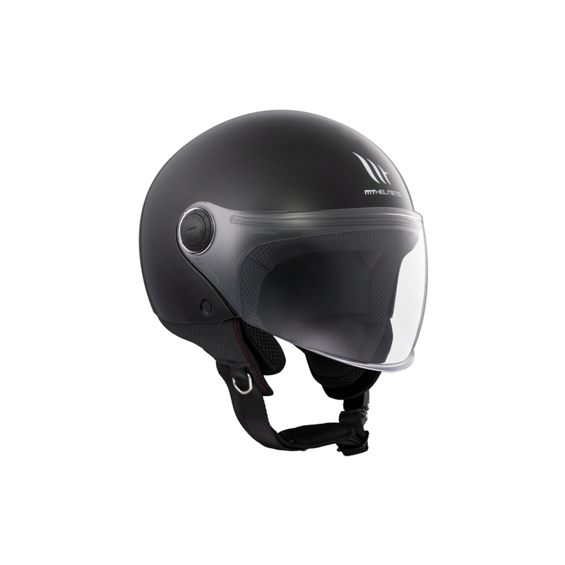 Casco moto jet MT Street S nero lucido - II. qualità