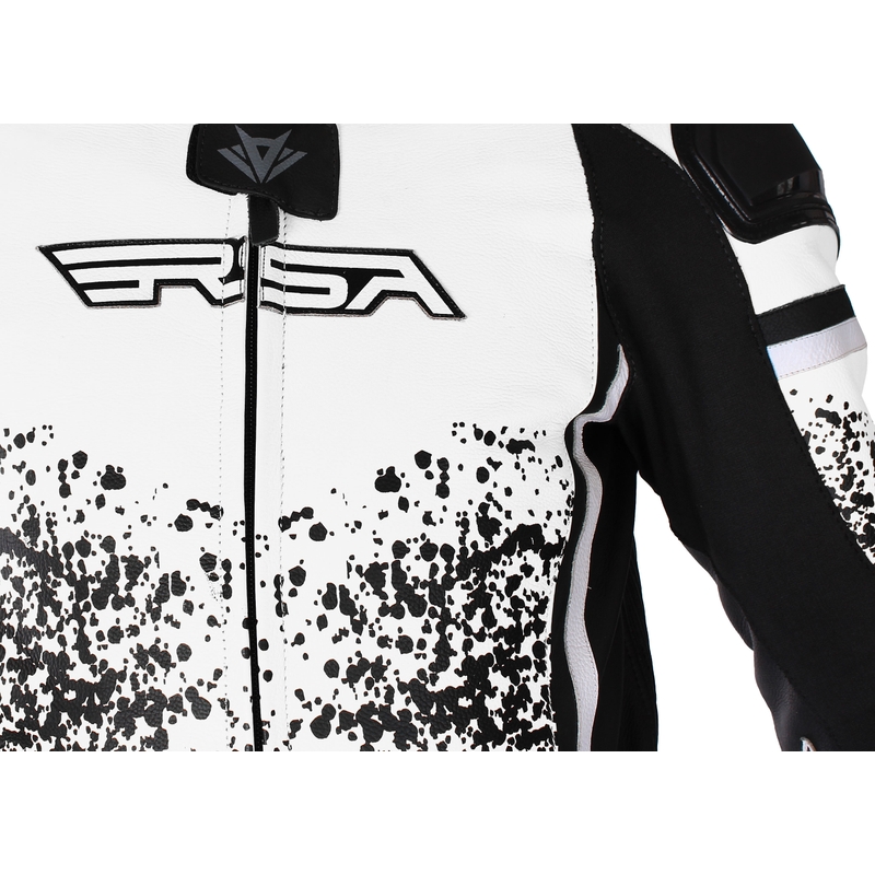 Saldi tuta da moto RSA GT2 nera-bianca - seconda scelta Saldi - II. qualità