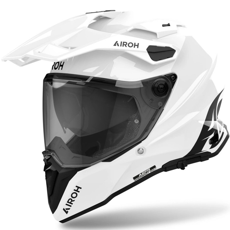 Casco da enduro Airoh Commander 2, colore bianco lucido
