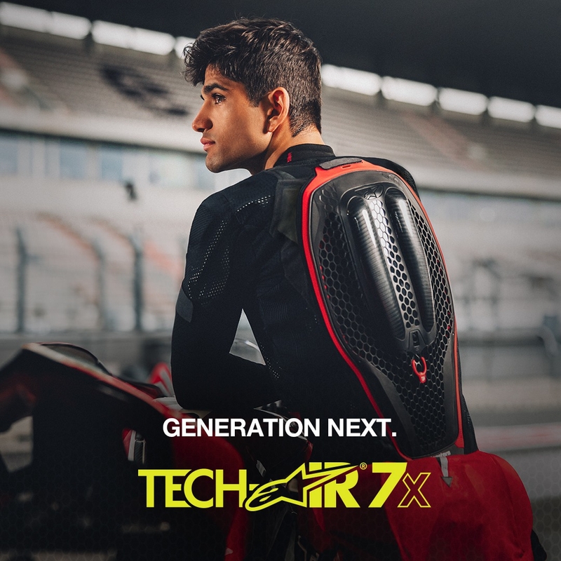Gilet airbag Alpinestars TECH-AIR®7X System nero-rosso - II grado - II. qualità