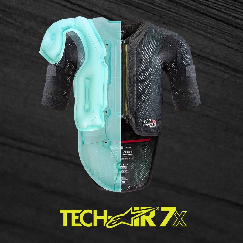 Gilet airbag Alpinestars TECH-AIR®7X System nero-rosso - II grado - II. qualità