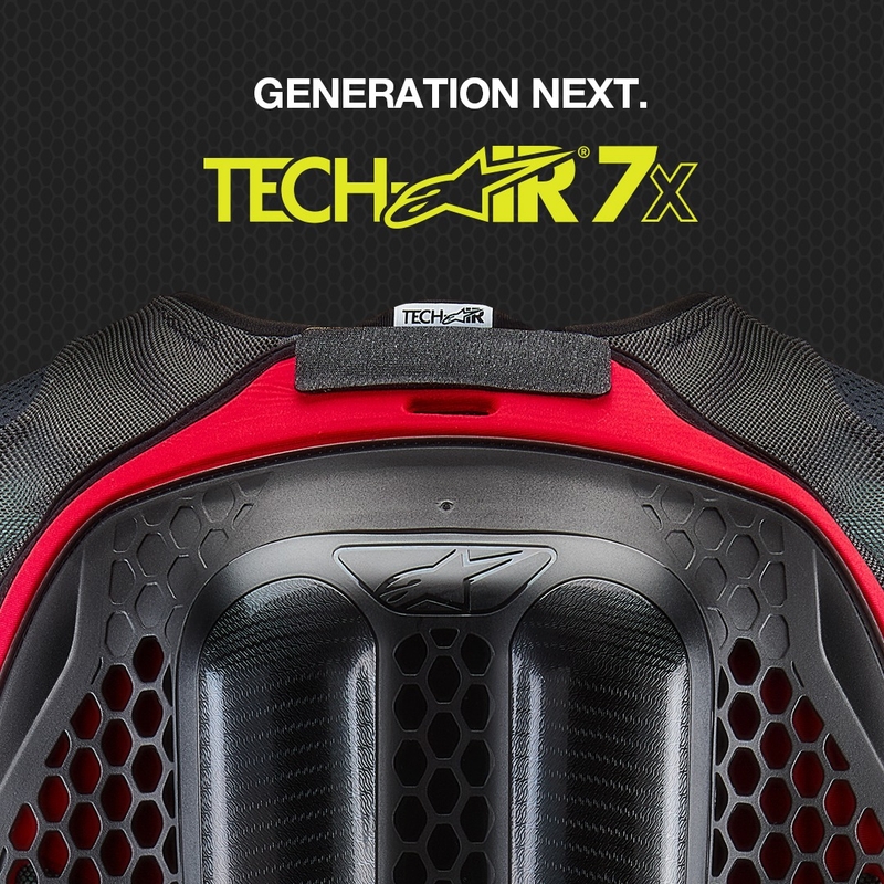 Gilet airbag Alpinestars TECH-AIR®7X System nero-rosso - II grado - II. qualità