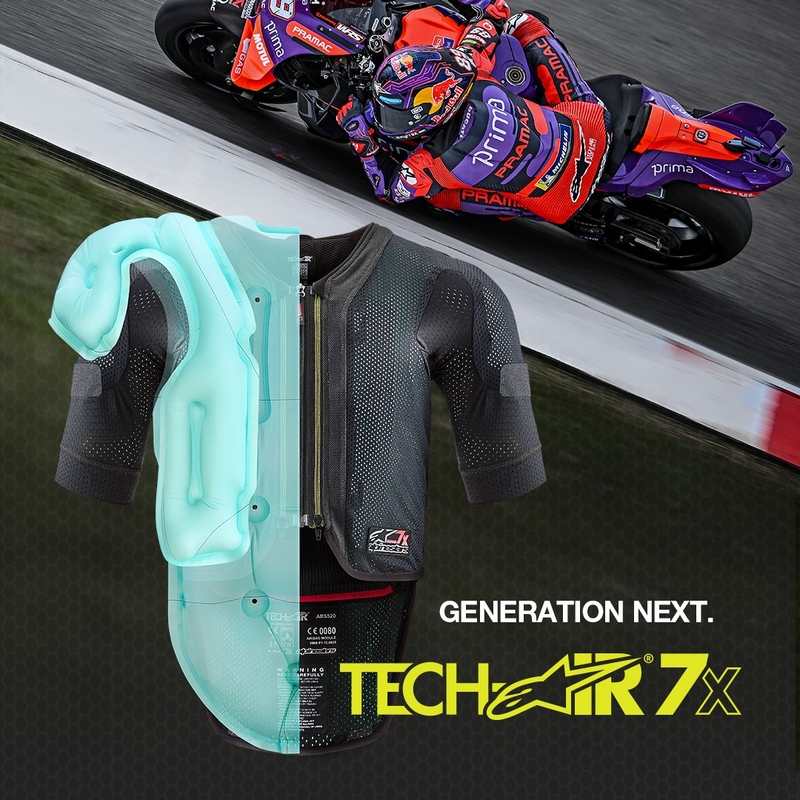 Gilet airbag Alpinestars TECH-AIR®7X System nero-rosso - II grado - II. qualità