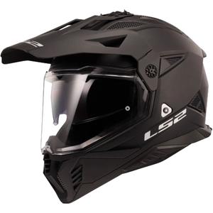 Casco da moto enduro LS2 MX702 PIONEER II nero opaco