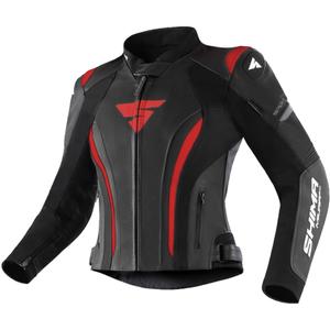 Giacca da moto da donna Shima Miura 2.0 nero-rosso