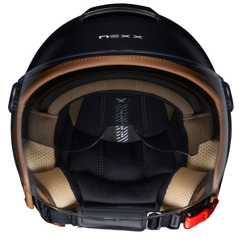 Casco da moto NEXX Y.10 Sunny Open Face Nero - Grado II - II. qualità